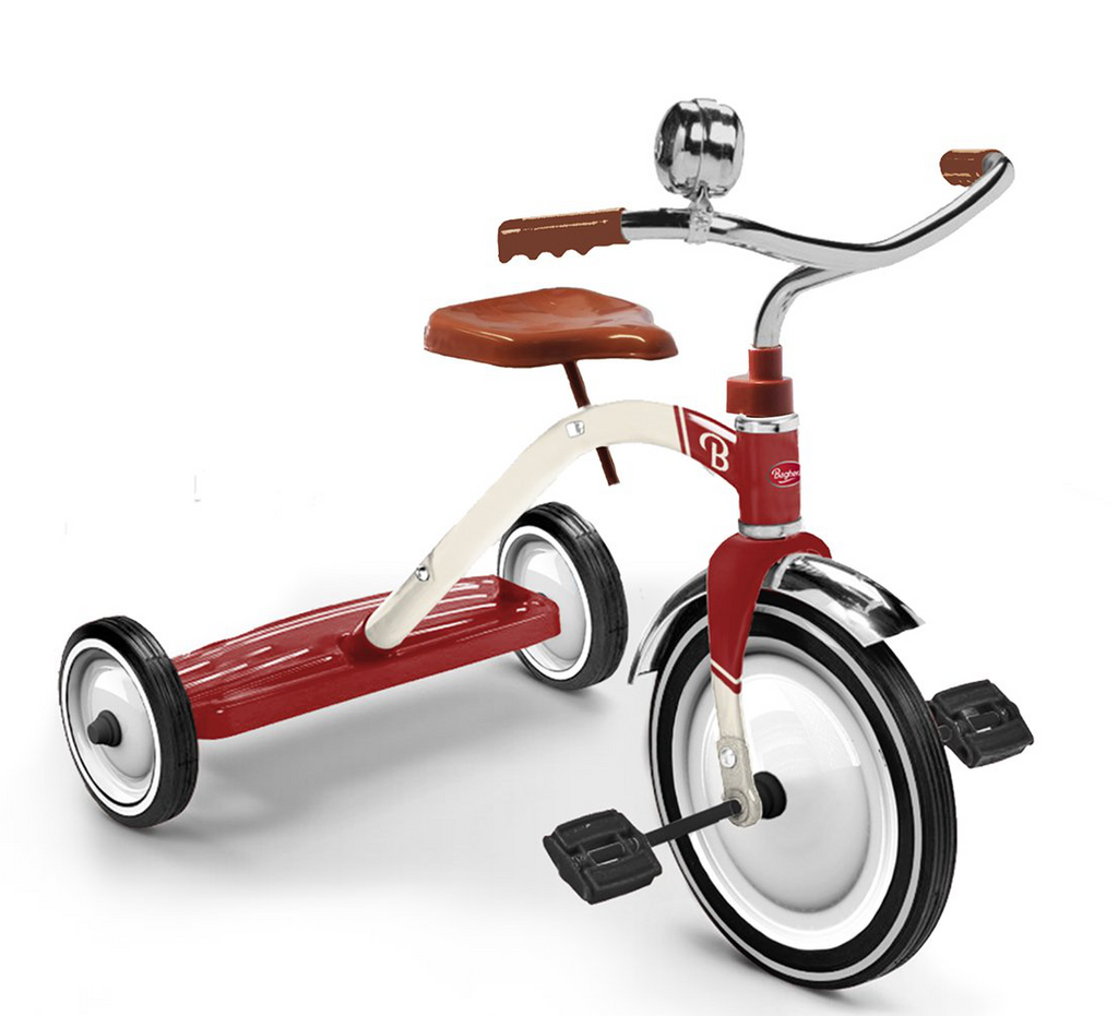 Vintage Tricycle Red Merci Bisous