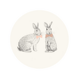 Stickers, Spring Rabbits