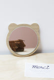 Bear Wooden Mirror, Mini