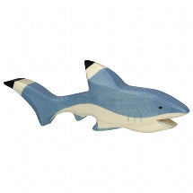 Wooden Shark Figurine