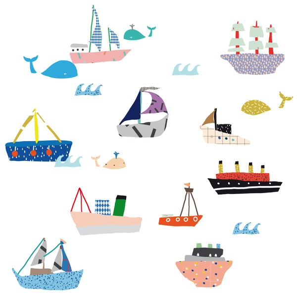 Wall Sticker, Boats
