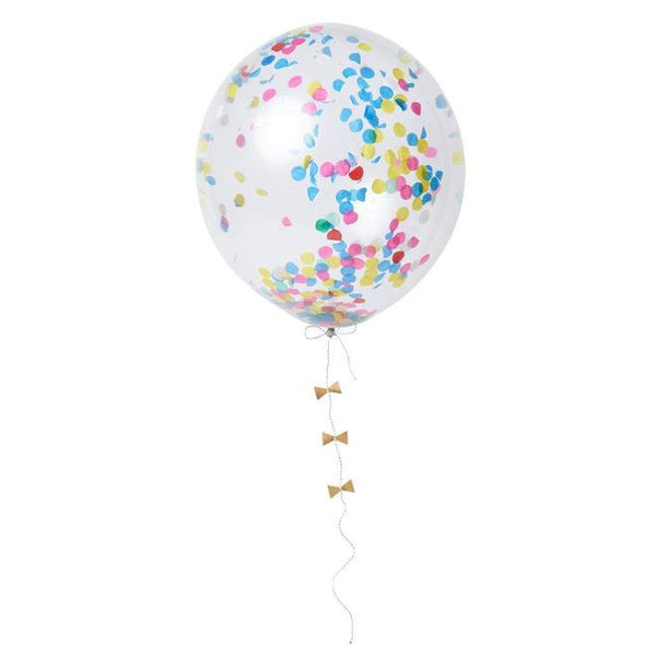 Bright Confetti Balloons x8