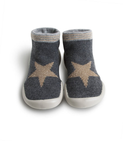 Grey Star Slippers