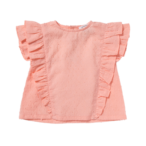 Chuppa Blouse - Coral Pink