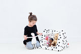 Mini Tent Black Dots