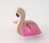 Wooden Flamingo