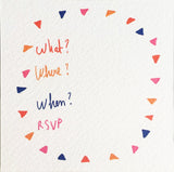 birthday invitation card