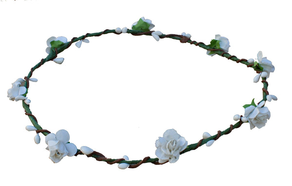 Crown of Flowers, White