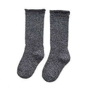 Lurex Socks Black