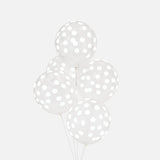 Confetti Balloons, White