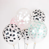 Confetti Balloons, White