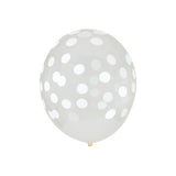 Confetti Balloons, White