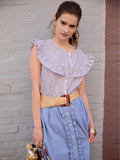 Blouse, Grey Stripes (Woman)