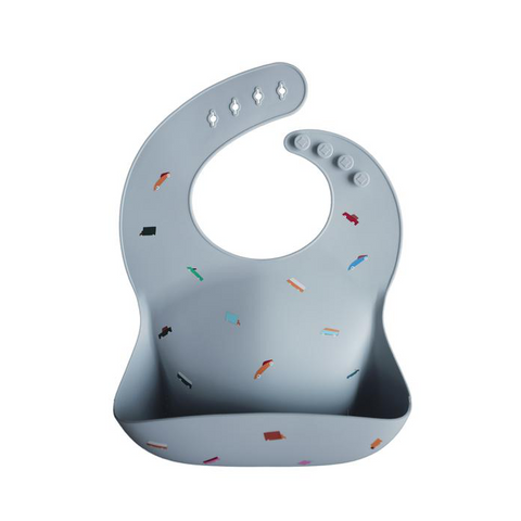 Silicone Bib Retro Cars