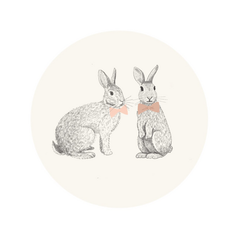 Stickers, Spring Rabbits