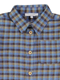 Shirt, Blue Brown Checks