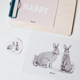 Stickers, Spring Rabbits