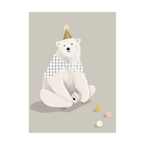 Card, White Bear