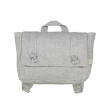 Linen Satchel, Stripes