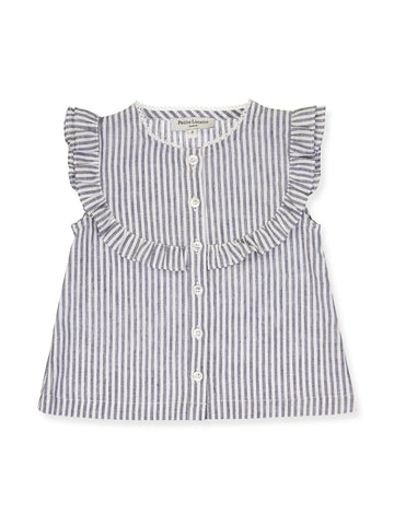 Blouse, Grey Stripes (Woman)