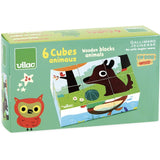 Animals Wooden Cubes
