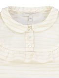 Blouse, Golden Stripes