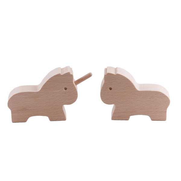 Wooden Horse and Unicorn