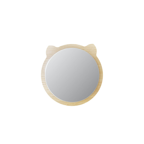 Bear Wooden Mirror, Mini