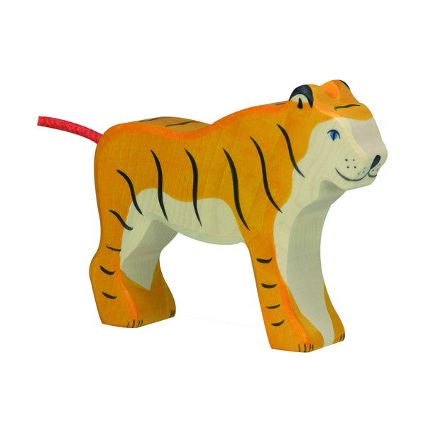 Wooden Tiger Figurine